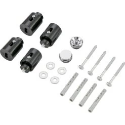 Badheizkörper Limburg 486W Schwarz 120x50 Cm -Hausheizung Geschäft 048121195812 AC01 240321 L