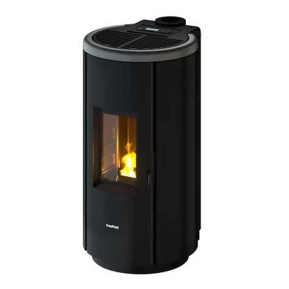 Freepoint Pelletofen Chrome 7 Stahl Titanium 2,5-7 KW EEK: A+ 1 Freepoint Pelletofen Chrome 7 Stahl Titanium 2,5-7 KW EEK: A+