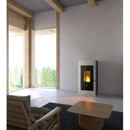 Freepoint Pelletofen Accent Stahl Naturstein 2,5-7 KW EEK: A+ 3 Freepoint Pelletofen Accent Stahl Naturstein 2,5-7 KW EEK: A+ – Bild 3