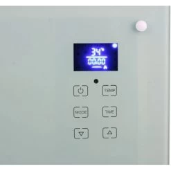 El Fuego Glaskonvektor 1500 W Weiß -Hausheizung Geschäft 109953 2240 5