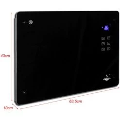 El Fuego Glaskonvektor 1500 W Schwarz 25 El Fuego Glaskonvektor 1500 W Schwarz -Hausheizung Geschäft 109956 2240 12