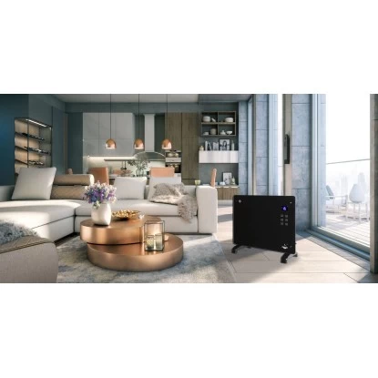 El Fuego Glaskonvektor 1500 W Schwarz 13 El Fuego Glaskonvektor 1500 W Schwarz – Bild 13