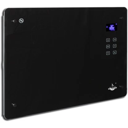 El Fuego Glaskonvektor 1500 W Schwarz 2 El Fuego Glaskonvektor 1500 W Schwarz – Bild 2