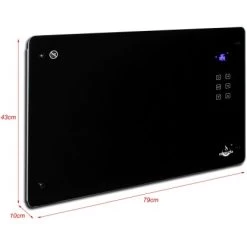 El Fuego Glaskonvektor 2000 W -Hausheizung Geschäft 109958 2240 9