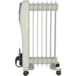 El Fuego Mobiler Elektro-Ölradiator 7 Rippen Weiß -Hausheizung Geschäft 109963 2240 9