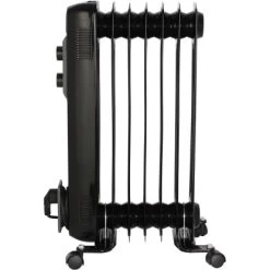 El Fuego Mobiler Elektro-Ölradiator 7 Rippen Schwarz -Hausheizung Geschäft 109966 2240 5