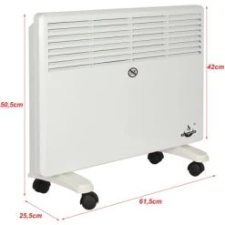 El Fuego Mobiler Heizkonvektor 1500 W -Hausheizung Geschäft 109969 2240 3