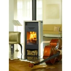 Wamsler Kaminofen Yara Sandstein Schwarz 8 KW EEK: A -Hausheizung Geschäft 1154731 4432 3