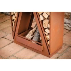 Ferrum Art Design Kaminofen Twin 1-0518 Rostbraun -Hausheizung Geschäft 1182757 3464 Kaminofen 2