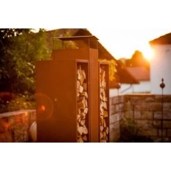 Ferrum Art Design Kaminofen Twin 1-0518 Rostbraun -Hausheizung Geschäft 1182757 3464 Kaminofen 8