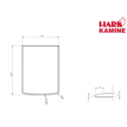 Hark Glasbodenplatte Klein Mit Facettenschliff -Hausheizung Geschäft 1679844 picture 4