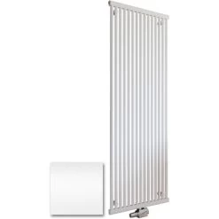 Schulte Design-Heizkörper Kiel Mit Mittenanschluss 1.186 W Pearl-Weiß