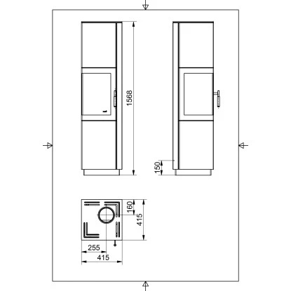 Hark Dauerbrand-Kaminofen Couper ST Inkl. Speicherstein & Automatik 6 KW EEK: A+ 8 Hark Dauerbrand-Kaminofen Couper ST Inkl. Speicherstein & Automatik 6 KW EEK: A+ – Bild 8
