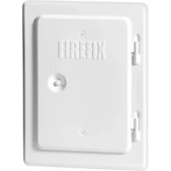 Firefix Kamintür Weiß Pulverbeschichtet