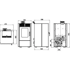 Rowi Pelletofen Modesto Schwarz-Braun 6 KW EEK: A+ 9 Rowi Pelletofen Modesto Schwarz-Braun 6 KW EEK: A+ -Hausheizung Geschäft 2388510 2940 1