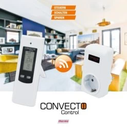 Convecto Funk-Schalt-Steckdose Control FSS 070 -Hausheizung Geschäft 243381 3652 5