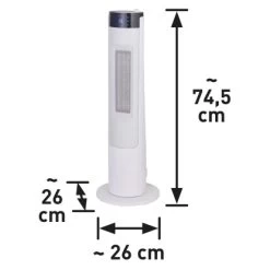 Keramik-Heizlüfter Vantaa 2.000 W Mit 50°-Oszillation -Hausheizung Geschäft 2602878 VM01