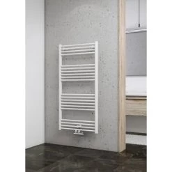 Schulte Design-Heizkörper Gerade Mit Mittenanschluss 551 W Alpinweiß