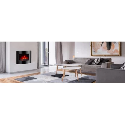 EL Fuego Elektrowandkamin Aarau Oval Schwarz 1,8 KW 13 EL Fuego Elektrowandkamin Aarau Oval Schwarz 1,8 KW – Bild 13