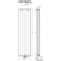 Schulte Design-Heizkörper New York HxB 180,6 X 45,6 Cm 771 W 5 Schulte Design-Heizkörper New York HxB 180,6 X 45,6 Cm 771 W -Hausheizung Geschäft 32020 2053 4060991039607 6