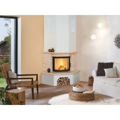 Hark Kaminofen-Bausatz Vermont Marmorverkleidung Beige 8 KW EEK: A+ -Hausheizung Geschäft 329 Vermont classico beige