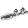 Ximax Heizungs-Installations-Zubehör Mittenanschlussgarnitur Twins Eck 15 Mm Chr
