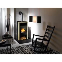 Wamsler Kaminofen Yuna Sandstein-Verkleidung Schwarz 6 KW EEK: A 8 Wamsler Kaminofen Yuna Sandstein-Verkleidung Schwarz 6 KW EEK: A -Hausheizung Geschäft 393918 MPS 1