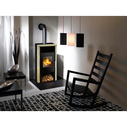 Wamsler Kaminofen Yuna Sandstein-Verkleidung Schwarz 6 KW EEK: A 3 Wamsler Kaminofen Yuna Sandstein-Verkleidung Schwarz 6 KW EEK: A – Bild 3