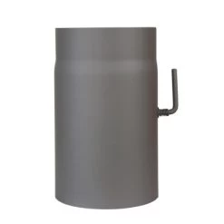 OBI Rauchrohr Mit Drosselklappe Ø 150 Mm Grau