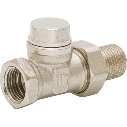 Thermostatventil Durchgangsform 21 Mm (R 1/2) X 18,6 Mm (RP 1/2) Chrom 2 Thermostatventil Durchgangsform 21 Mm (R 1/2) X 18,6 Mm (RP 1/2) Chrom – Bild 2