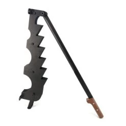 Holzspalter Schwarz Mit Holzgriff L 74,5 Cm X B 11,7 Cm X H 15 Cm