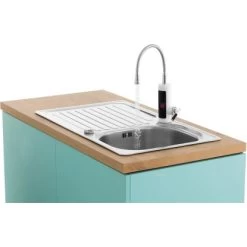 Easymaxx Warm Und Kaltwasserarmatur Mit Integriertem Durchlauferhitzer 3600 W -Hausheizung Geschäft 4052926017378 4257 04 AB