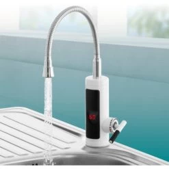 Easymaxx Warm Und Kaltwasserarmatur Mit Integriertem Durchlauferhitzer 3600 W -Hausheizung Geschäft 4052926017378 4257 11 A