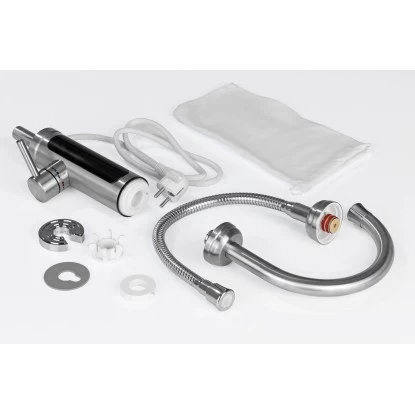 Maxxmee Warm Und Kaltwasserarmatur Mit Integrierter Heizspirale Edelstahl 3600 W 4 Maxxmee Warm Und Kaltwasserarmatur Mit Integrierter Heizspirale Edelstahl 3600 W – Bild 4