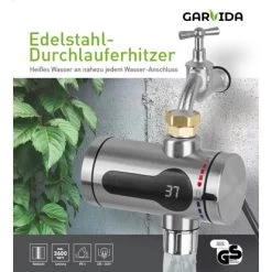 Maxxmee Edelstahl-Durchlauferhitzer Kompakt 3600 W -Hausheizung Geschäft 4052926052515 4257 7