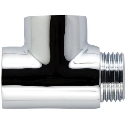 Schulte T-Stück Für Heizbetrieb Mit Elektroheizstab Chrom 1 Schulte T-Stück Für Heizbetrieb Mit Elektroheizstab Chrom