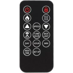 El Fuego Elektrokamin Aarau II Schwarz 900/2000 W -Hausheizung Geschäft 4250373262819 2240 AR 6