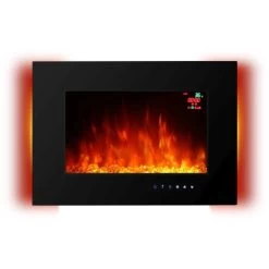 El Fuego Elektrokamin Aarau II Schwarz 900/2000 W -Hausheizung Geschäft 4250373262819 2240 S 16