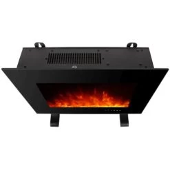 El Fuego Elektrokamin Aarau II Schwarz 900/2000 W -Hausheizung Geschäft 4250373262819 2240 S 4