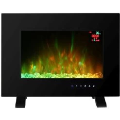 El Fuego Elektrokamin Aarau II Schwarz 900/2000 W -Hausheizung Geschäft 4250373262819 2240 S 9