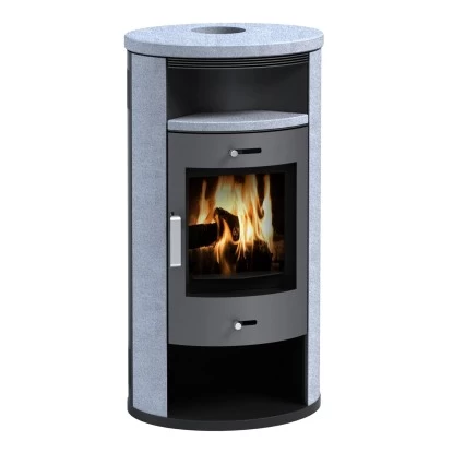 Accente Kaminofen Verona II 3.0 GTS Naturstein Grau 7,5 KW EEK: A 1 Accente Kaminofen Verona II 3.0 GTS Naturstein Grau 7,5 KW EEK: A