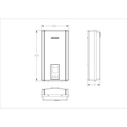 Thermoflow Durchlauferhitzer ELEX24N Elektronisch 24 KW 7 Thermoflow Durchlauferhitzer ELEX24N Elektronisch 24 KW – Bild 7