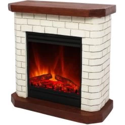 EL Fuego Elektrokamin Kiel Weiß 1,5 KW -Hausheizung Geschäft 4416145 2240 AY6212