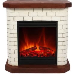 EL Fuego Elektrokamin Kiel Weiß 1,5 KW