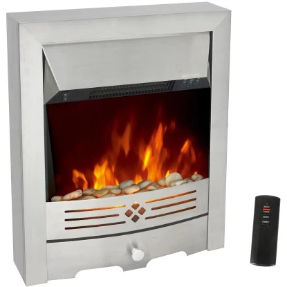 EL Fuego Elektrokamin Luton Silber 2 KW 1 EL Fuego Elektrokamin Luton Silber 2 KW