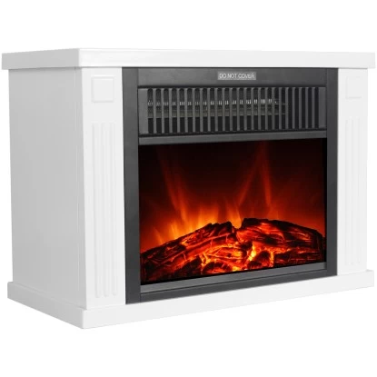 EL Fuego Elektrokamin Brügge Weiß 1,2 KW 1 EL Fuego Elektrokamin Brügge Weiß 1,2 KW