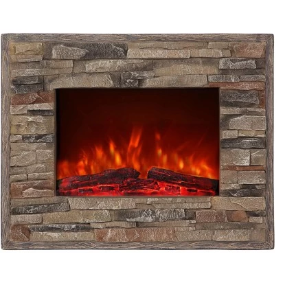 El Fuego LED-Elektrokamin Florenz Steinoptik 0,9/1,8 KW 2 El Fuego LED-Elektrokamin Florenz Steinoptik 0,9/1,8 KW – Bild 2