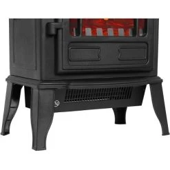 El Fuego Elektrokamin Como Schwarz Mit Heizung 2 KW -Hausheizung Geschäft 4 2240 AY6871 Detailfoto 3