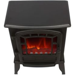 El Fuego Elektrokamin Como Schwarz Mit Heizung 2 KW -Hausheizung Geschäft 4 2240 AY6871 Detailfoto 5