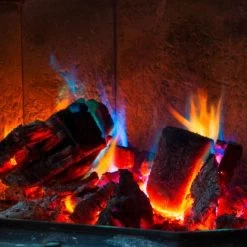 Verschiedenfarige Feuerfarbe -Hausheizung Geschäft 568668 2137 10